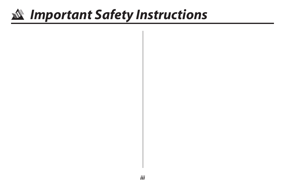 Important safety instructions | Oki 2500 User Manual | Page 5 / 80