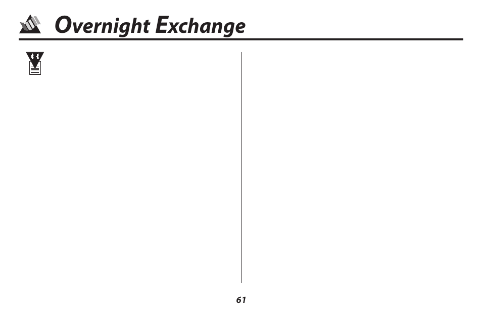 Vernight, Xchange | Oki 2500 User Manual | Page 67 / 80