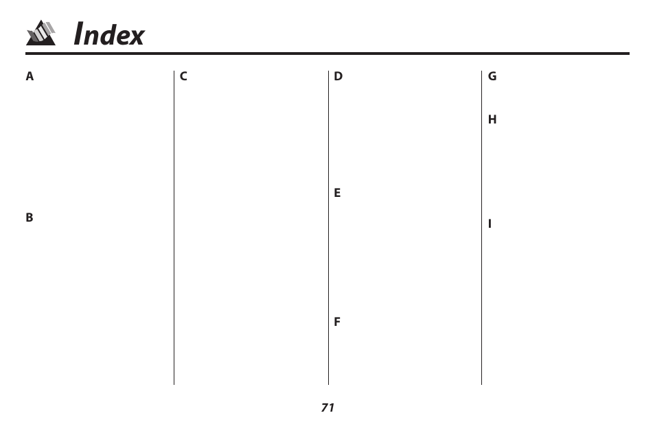 Ndex | Oki 2500 User Manual | Page 77 / 80