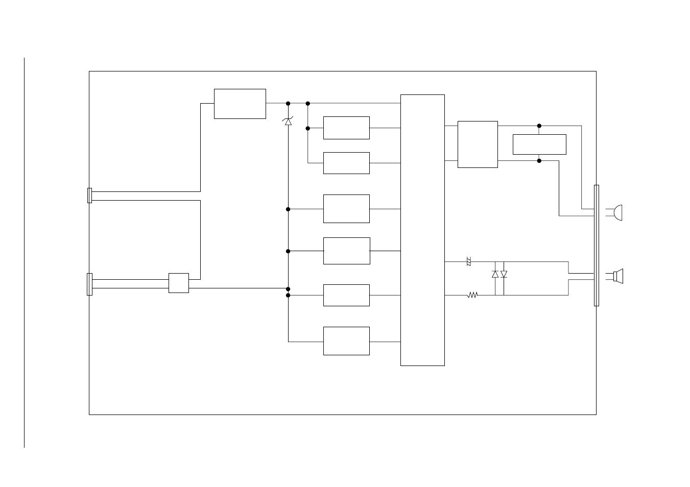 Figure a3.8.5 block diagram of tel-w2f (option) | Oki B4100 User Manual | Page 476 / 637