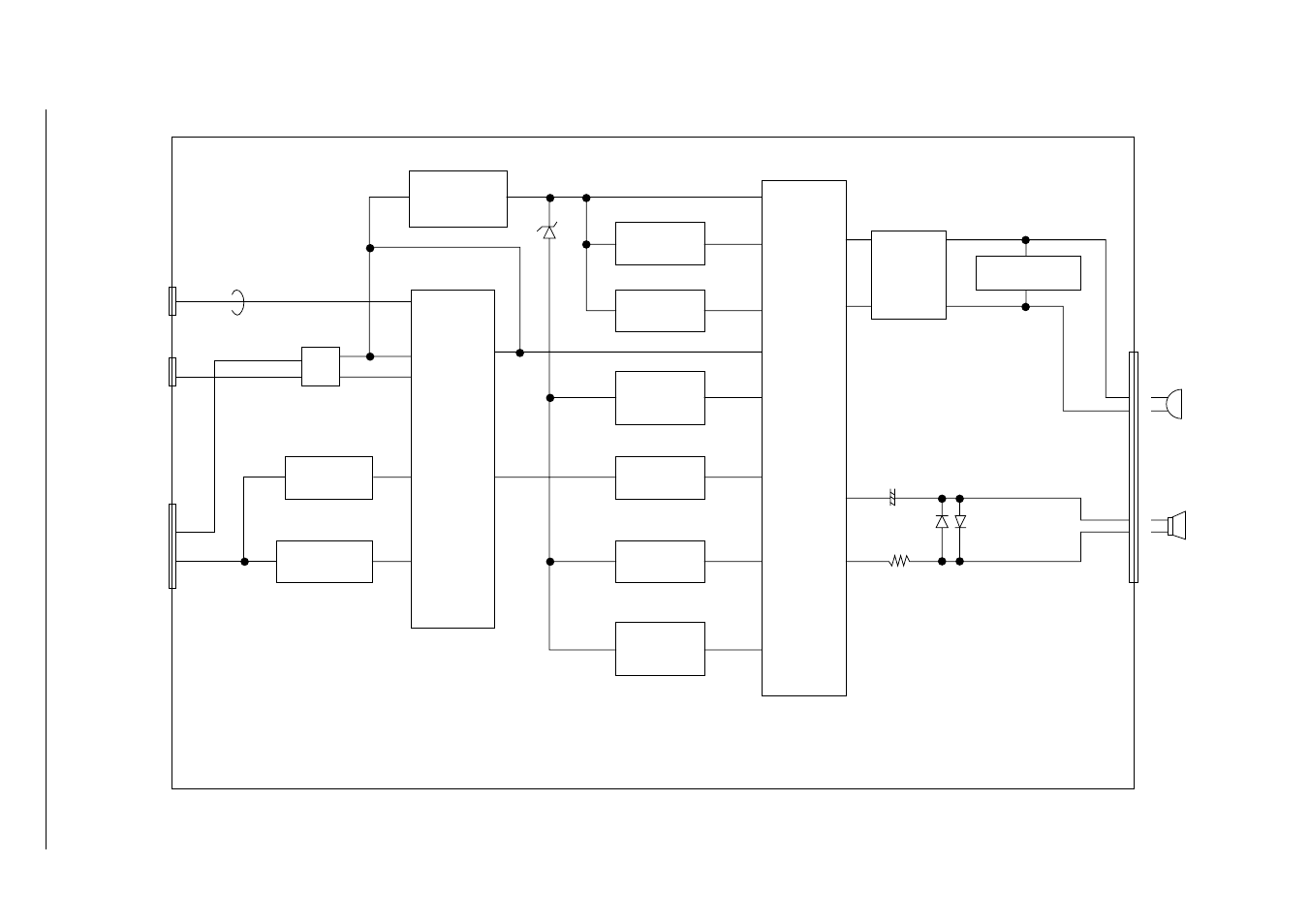 Figure a3.8.3 block diagram of tel-w1 (option) | Oki B4100 User Manual | Page 482 / 637