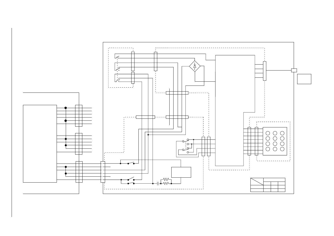 Line tel-2 tel-1, L1 l2 l2 l1, Speech circuit & dialling circuit | Ntif | Oki B4100 User Manual | Page 500 / 637