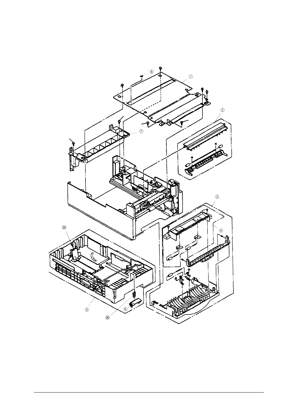Parts list | Oki B4100 User Manual | Page 616 / 637