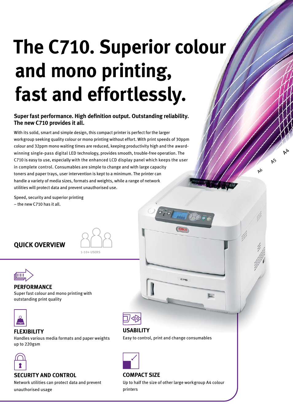 Oki C710cdtn User Manual | Page 2 / 6