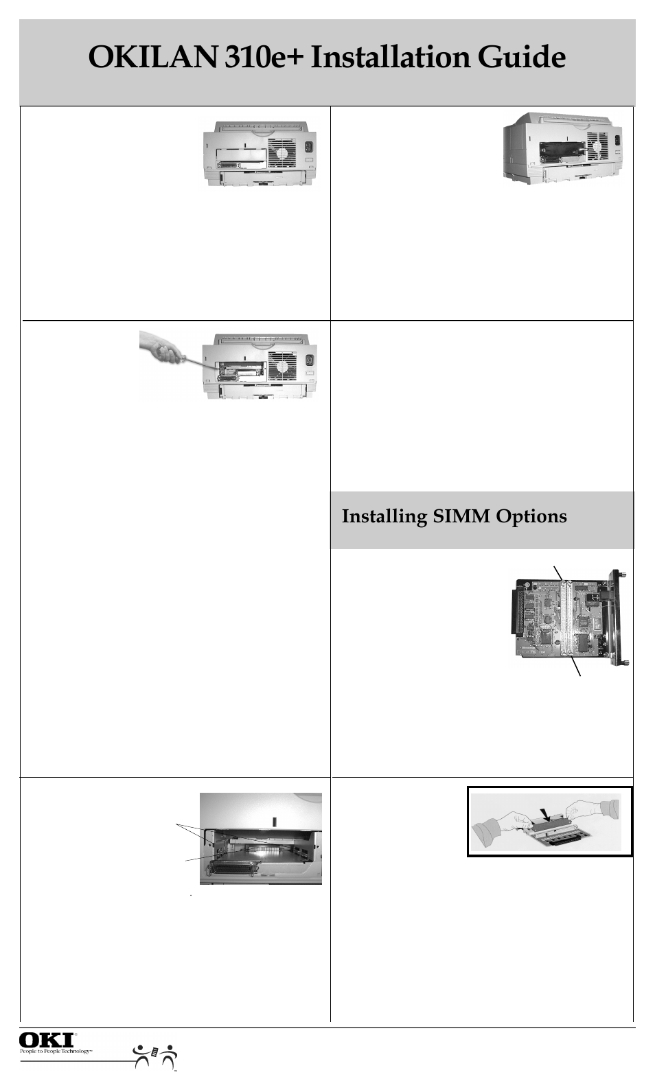 Oki lan 310Eplus User Manual | 2 pages