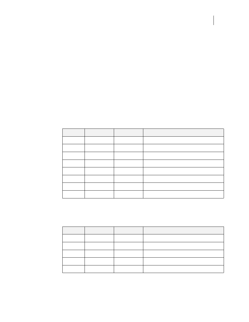 References for openvms users, Rs-232c serial cable pin assignments, Rs-422 serial cable pin assignments | Oki RS-422 User Manual | Page 19 / 24