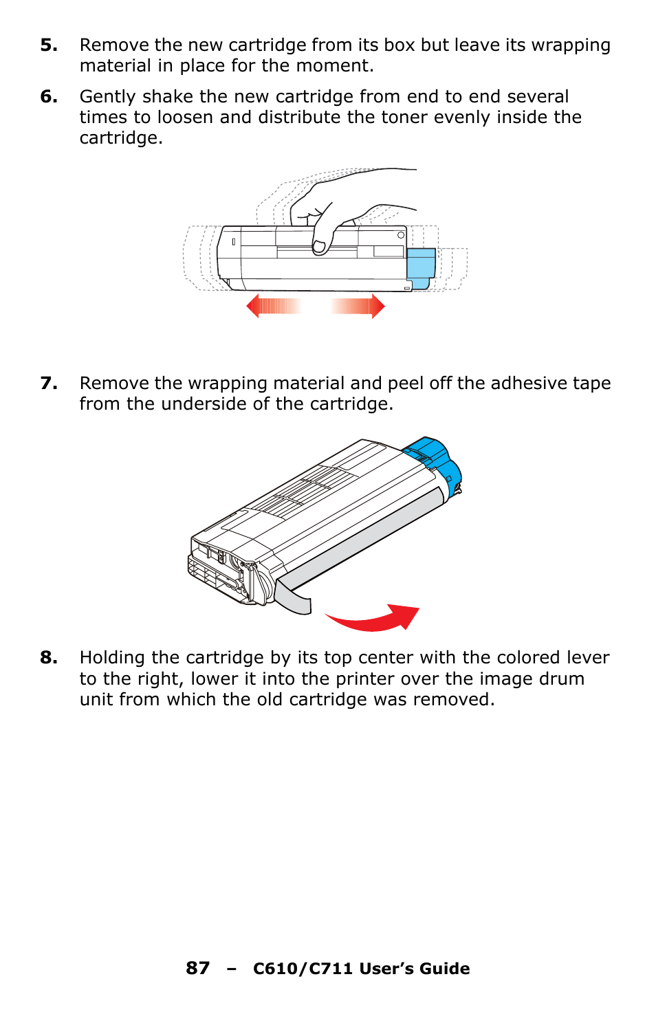 Oki C610 User Manual | Page 87 / 109