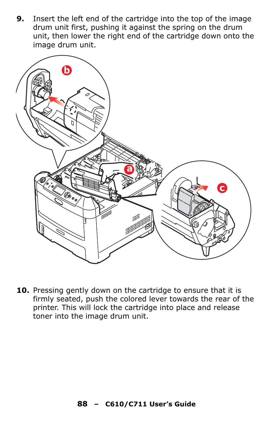 Ba c | Oki C610 User Manual | Page 88 / 109