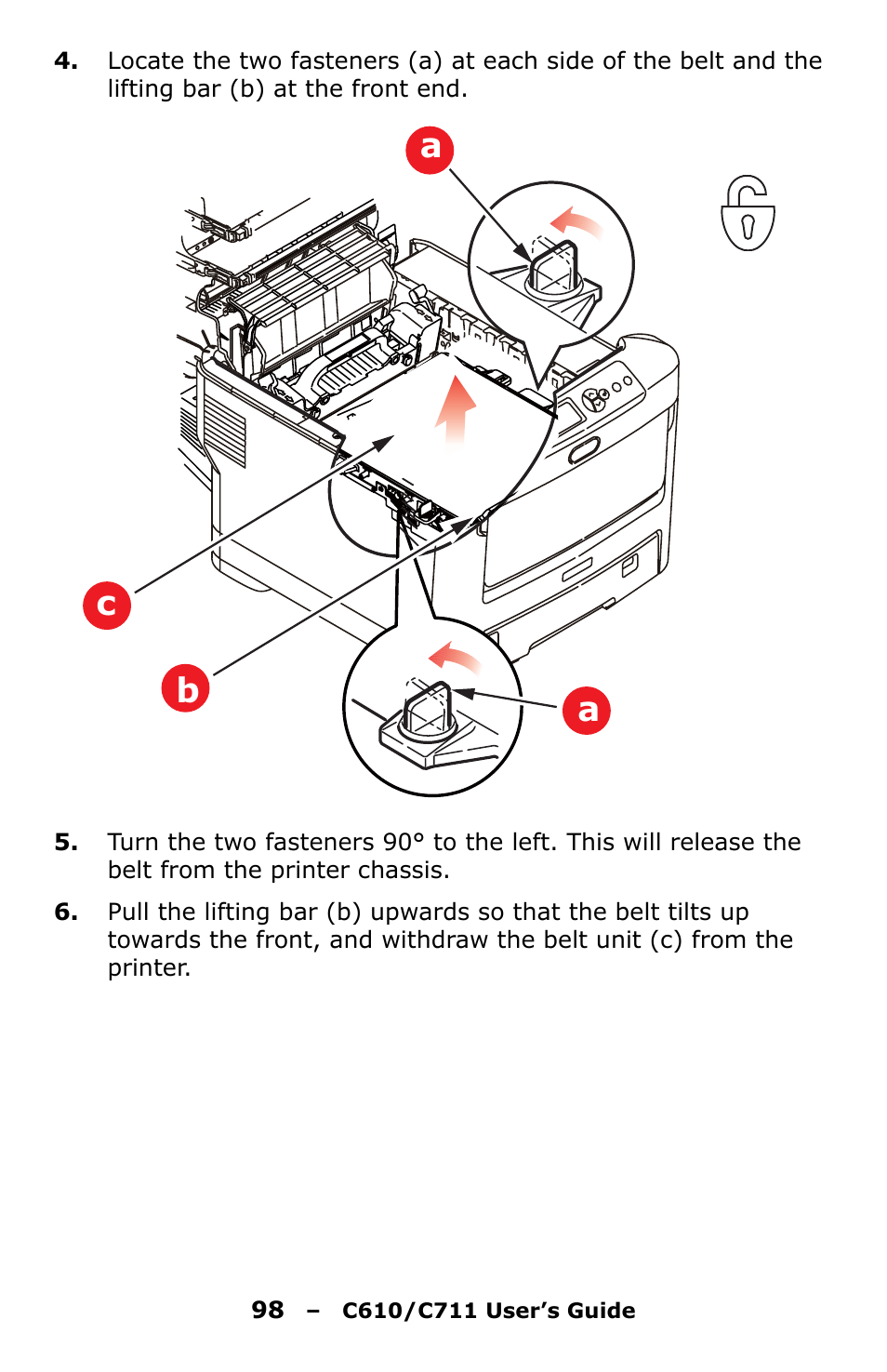 Ab c | Oki C610 User Manual | Page 98 / 109