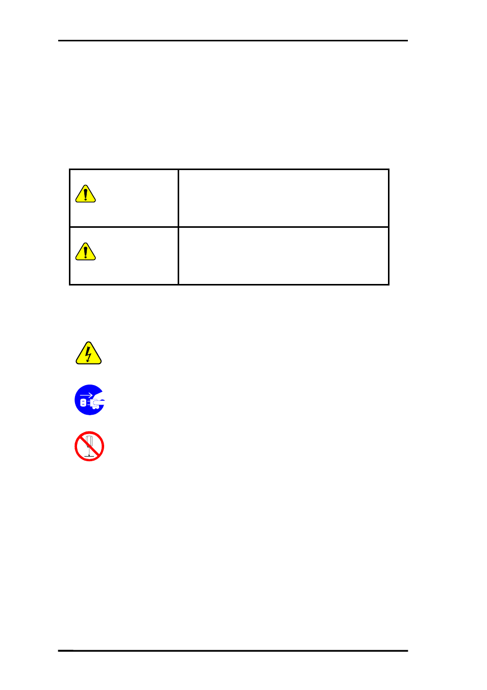 Warning, Caution, 3. precaution for safe and proper use | Oki JOB60851 User Manual | Page 10 / 67