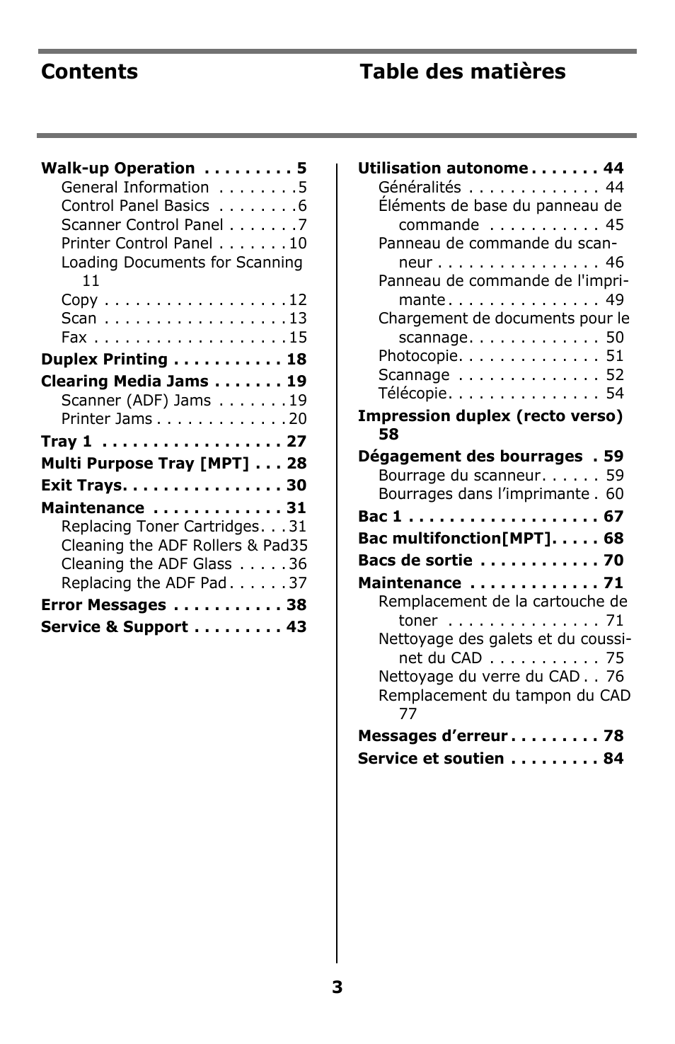 Oki C5550 MFP User Manual | Page 3 / 167