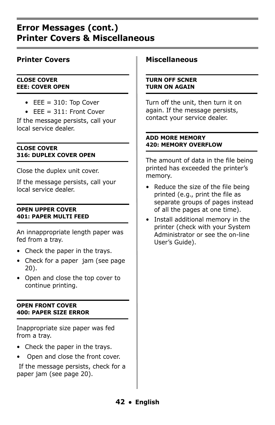 Oki C5550 MFP User Manual | Page 42 / 167
