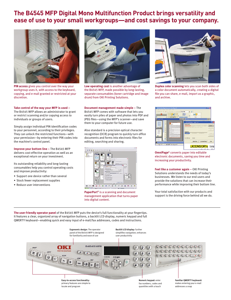 Oki B 4545 MFP User Manual | Page 3 / 4