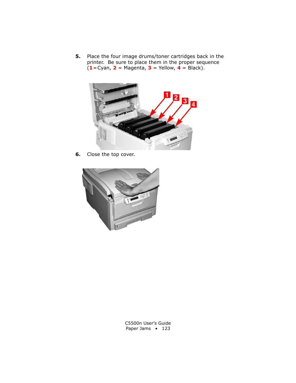 Oki C 5500n User Manual | Page 123 / 250