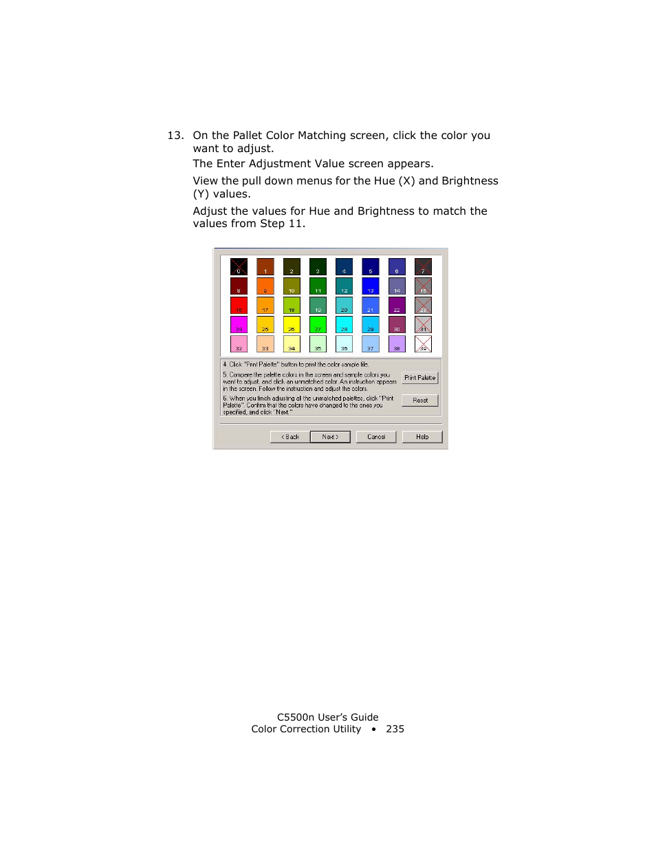 Oki C 5500n User Manual | Page 235 / 250