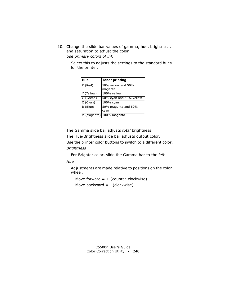 Oki C 5500n User Manual | Page 240 / 250
