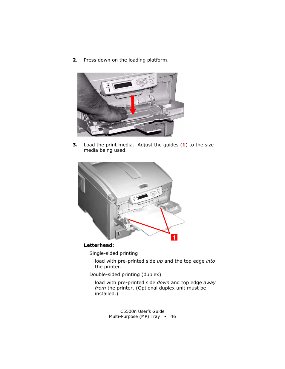 Oki C 5500n User Manual | Page 46 / 250