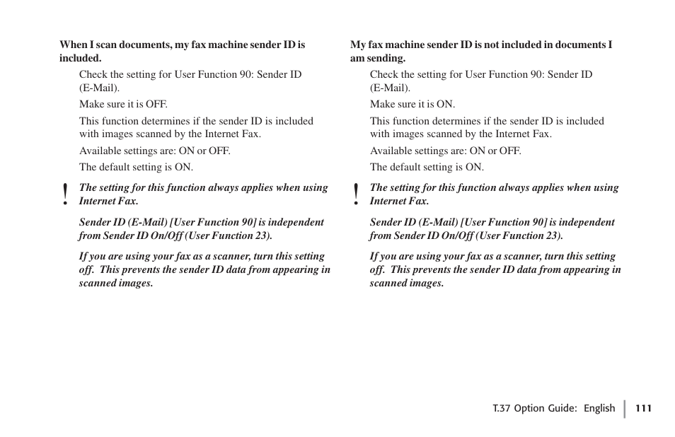 Oki FAX 5780 User Manual | Page 111 / 114