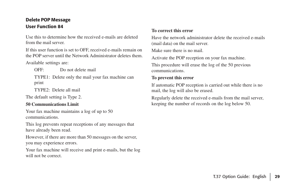 Oki FAX 5780 User Manual | Page 29 / 114