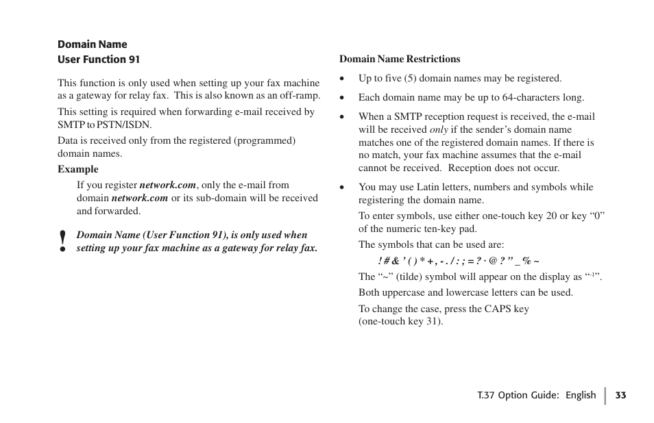 Oki FAX 5780 User Manual | Page 33 / 114