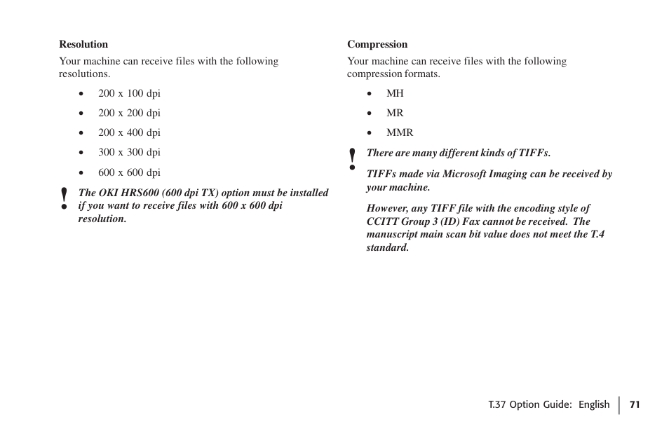 Oki FAX 5780 User Manual | Page 71 / 114