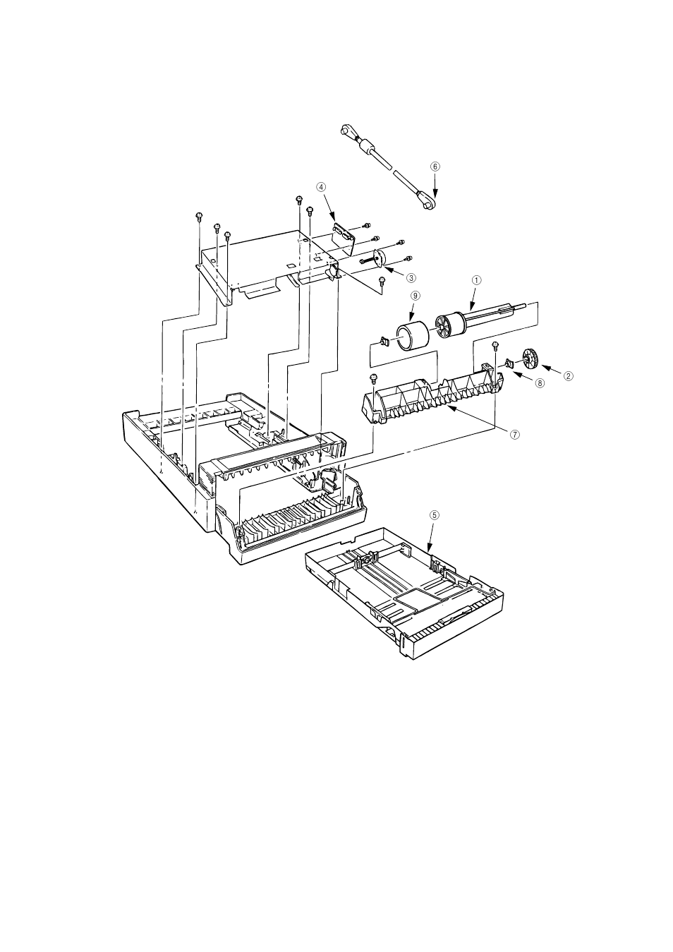 Parts list | Oki 6E User Manual | Page 255 / 257