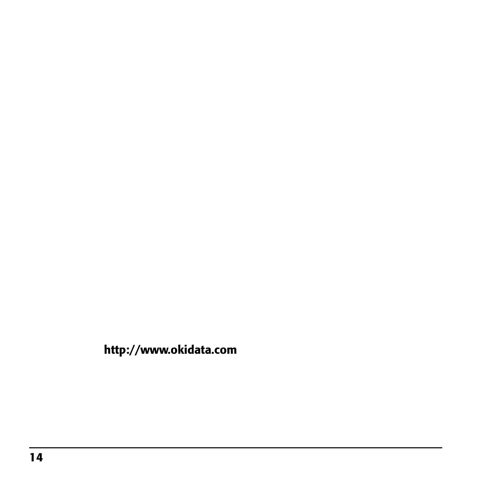 Oki 70037601 User Manual | Page 14 / 16