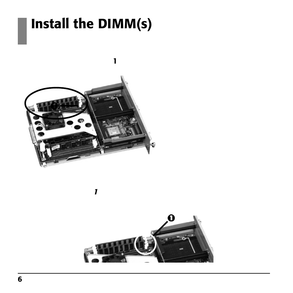 Install the dimm(s) | Oki 70037601 User Manual | Page 6 / 16