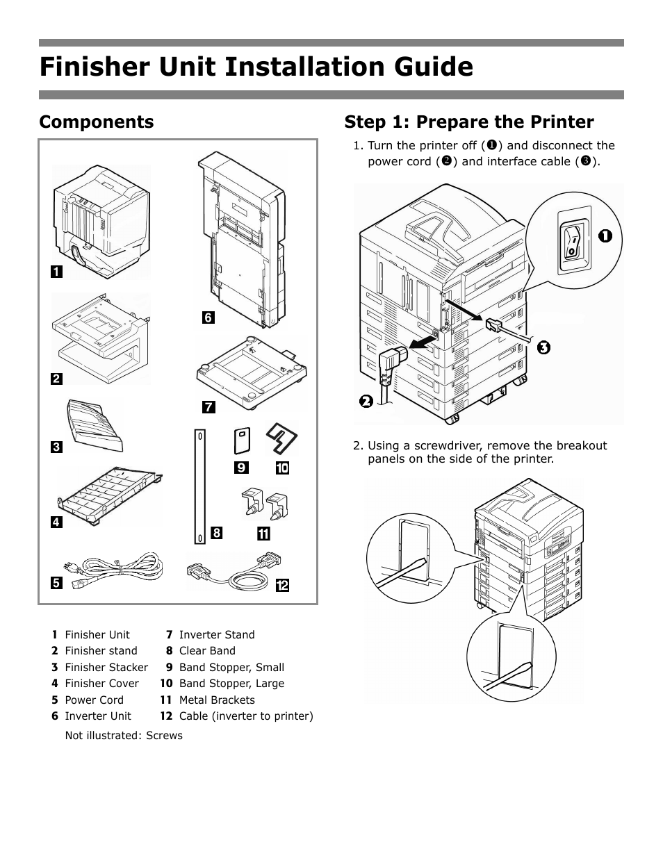 Oki 58374501 User Manual | 8 pages