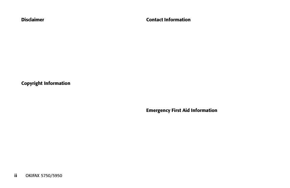 Oki 5750 User Manual | Page 2 / 171