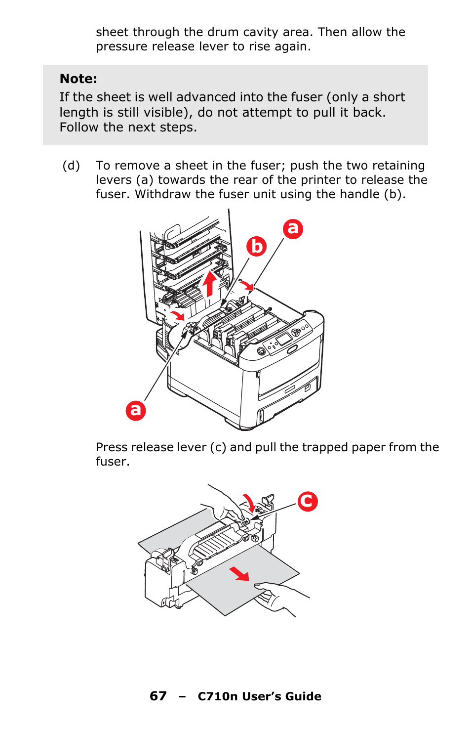 Ab a | Oki C710n User Manual | Page 67 / 101