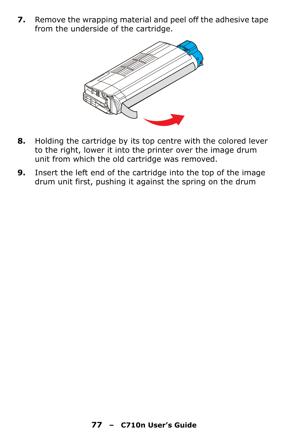 Oki C710n User Manual | Page 77 / 101