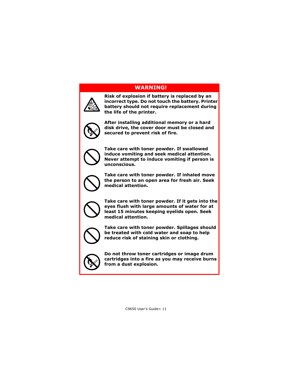 Oki C 9650dn User Manual | Page 11 / 126