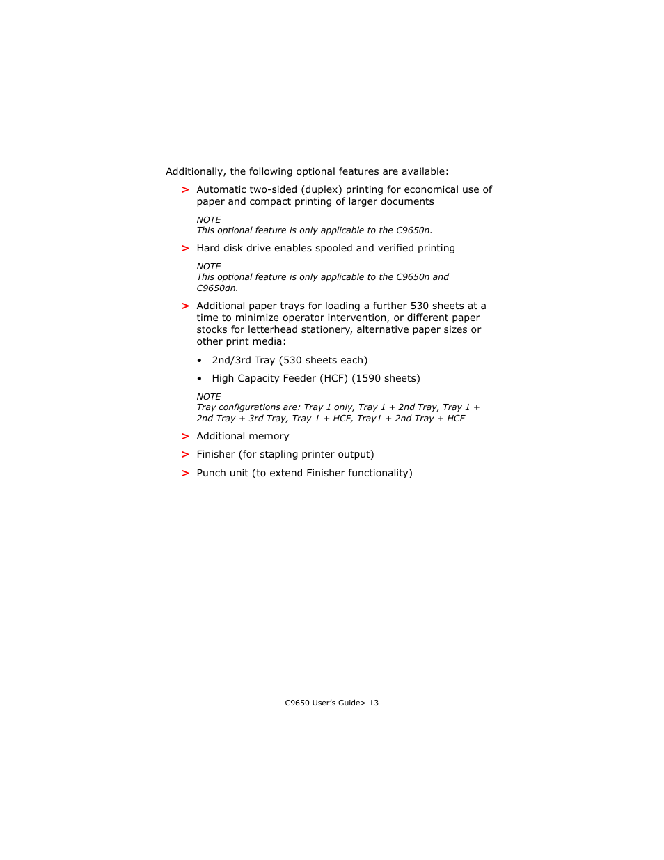 Oki C 9650dn User Manual | Page 13 / 126