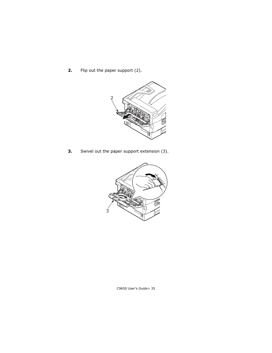 Oki C 9650dn User Manual | Page 35 / 126