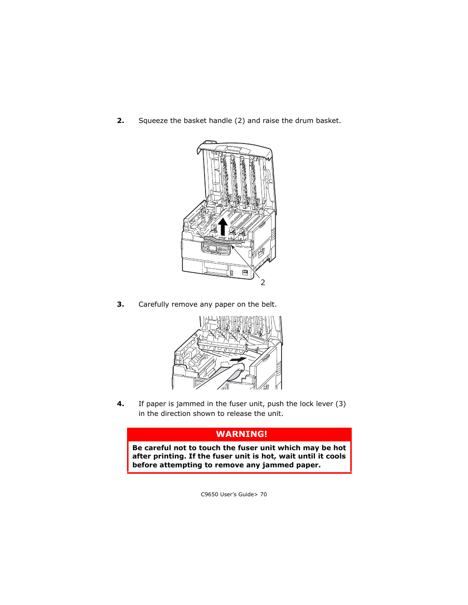 Oki C 9650dn User Manual | Page 70 / 126