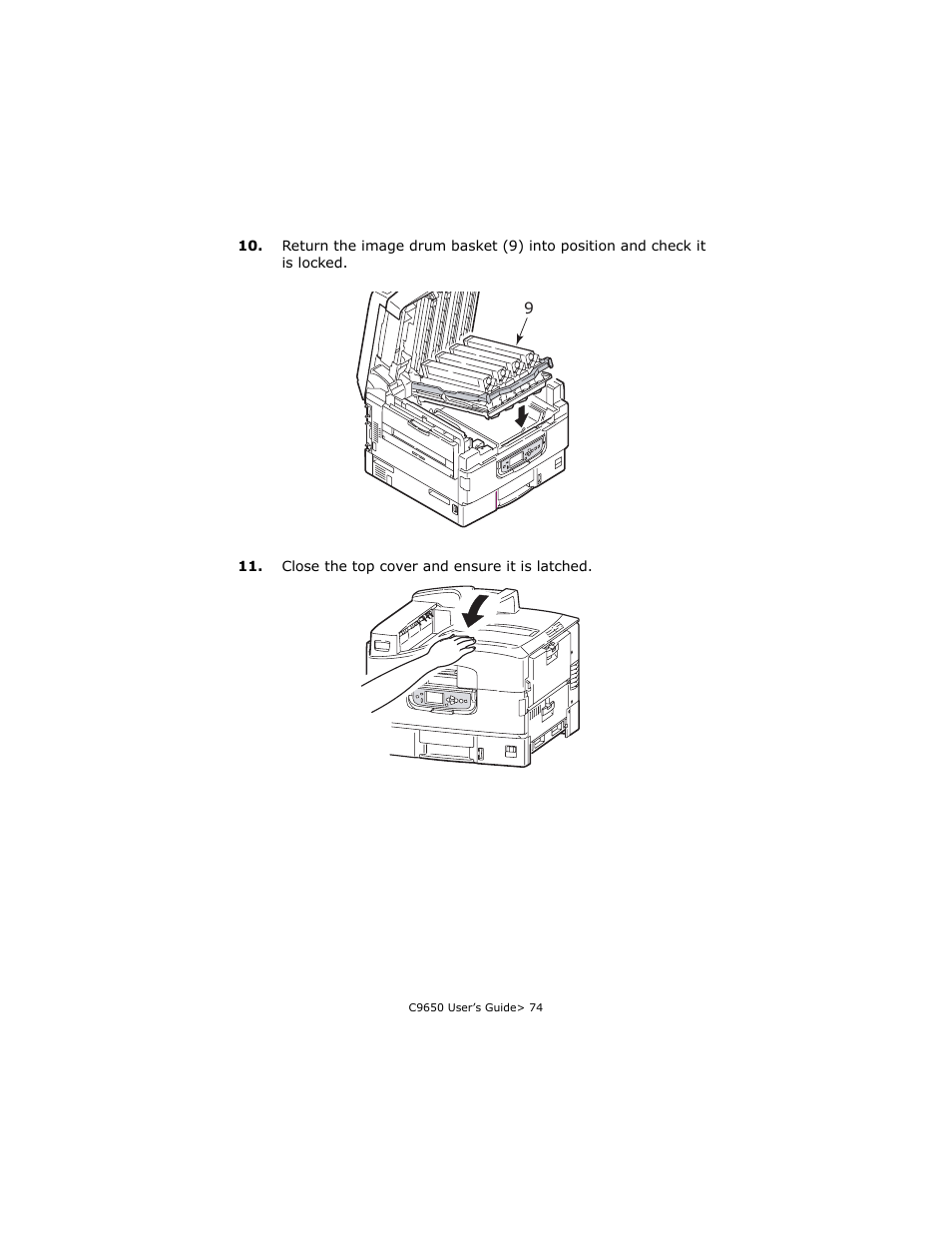 Oki C 9650dn User Manual | Page 74 / 126