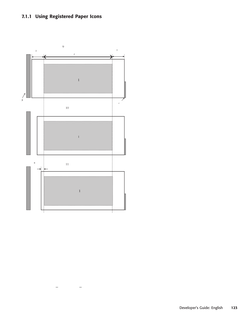 1 using registered paper icons | Oki POS 425D User Manual | Page 123 / 137