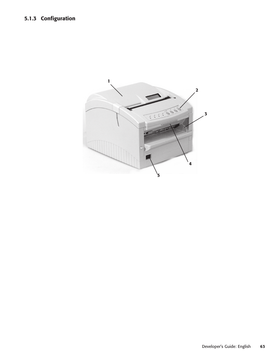 3 configuration | Oki POS 425D User Manual | Page 63 / 137