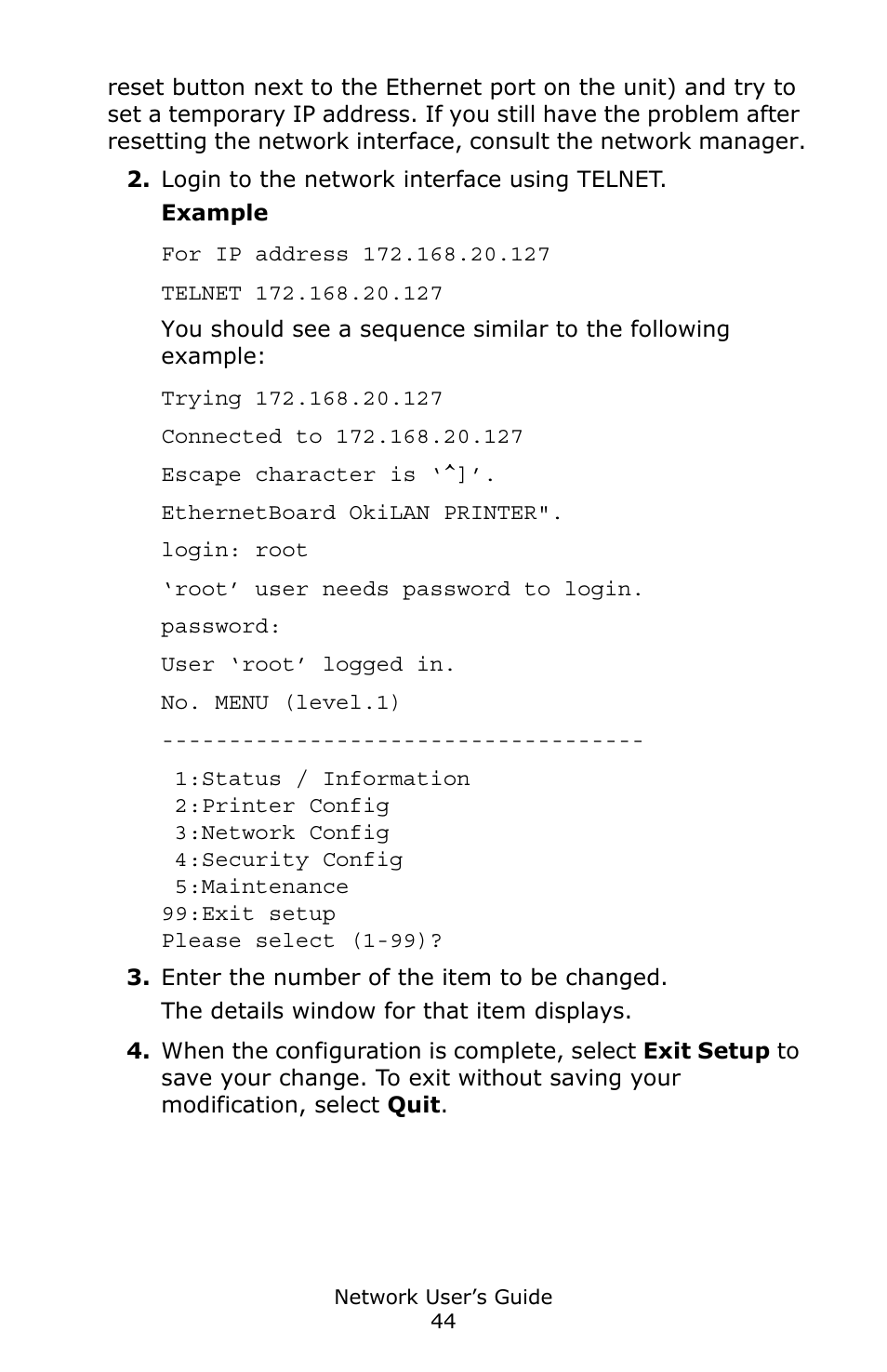 Oki C3600 User Manual | Page 44 / 95