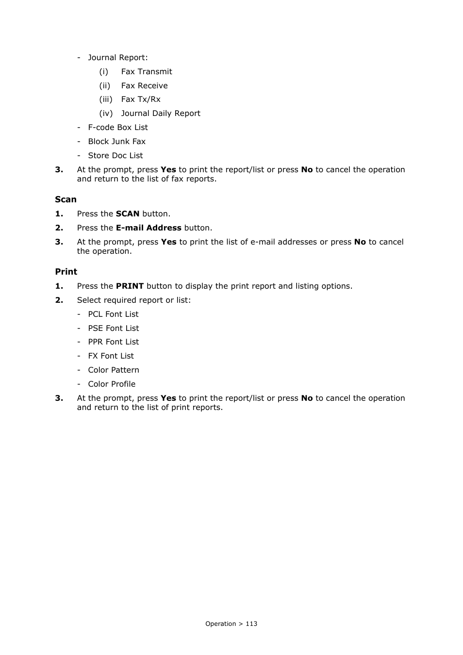 Oki MC860n MFP User Manual | Page 113 / 180