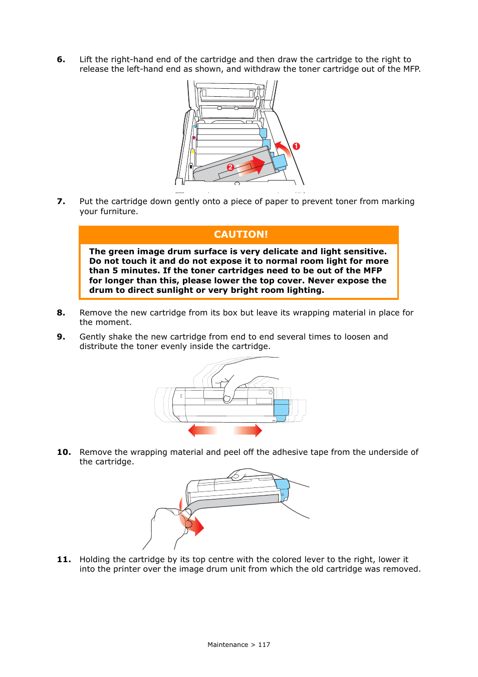 Caution | Oki MC860n MFP User Manual | Page 117 / 180