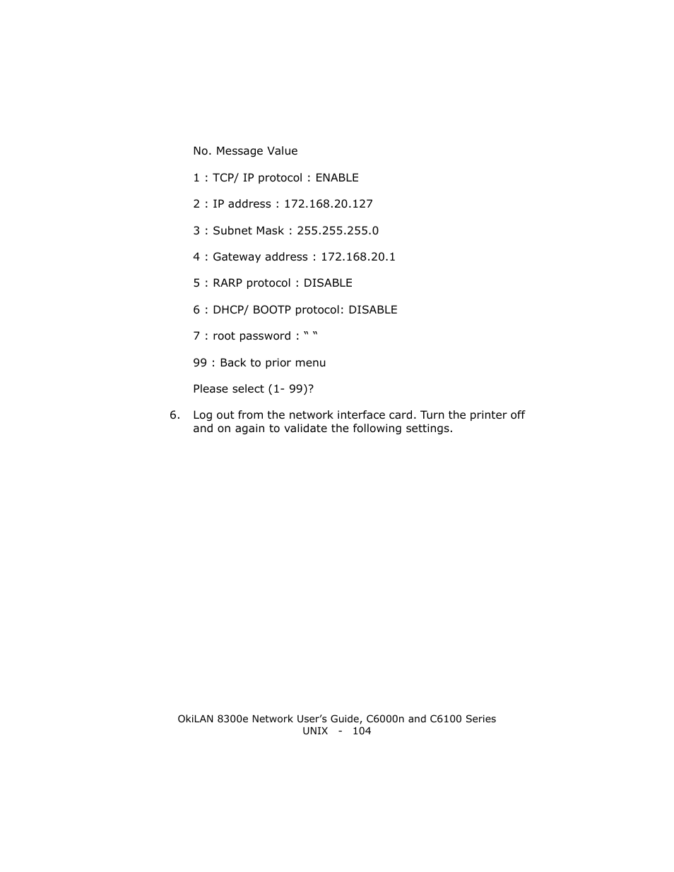 Oki 8300E C6100 User Manual | Page 104 / 129