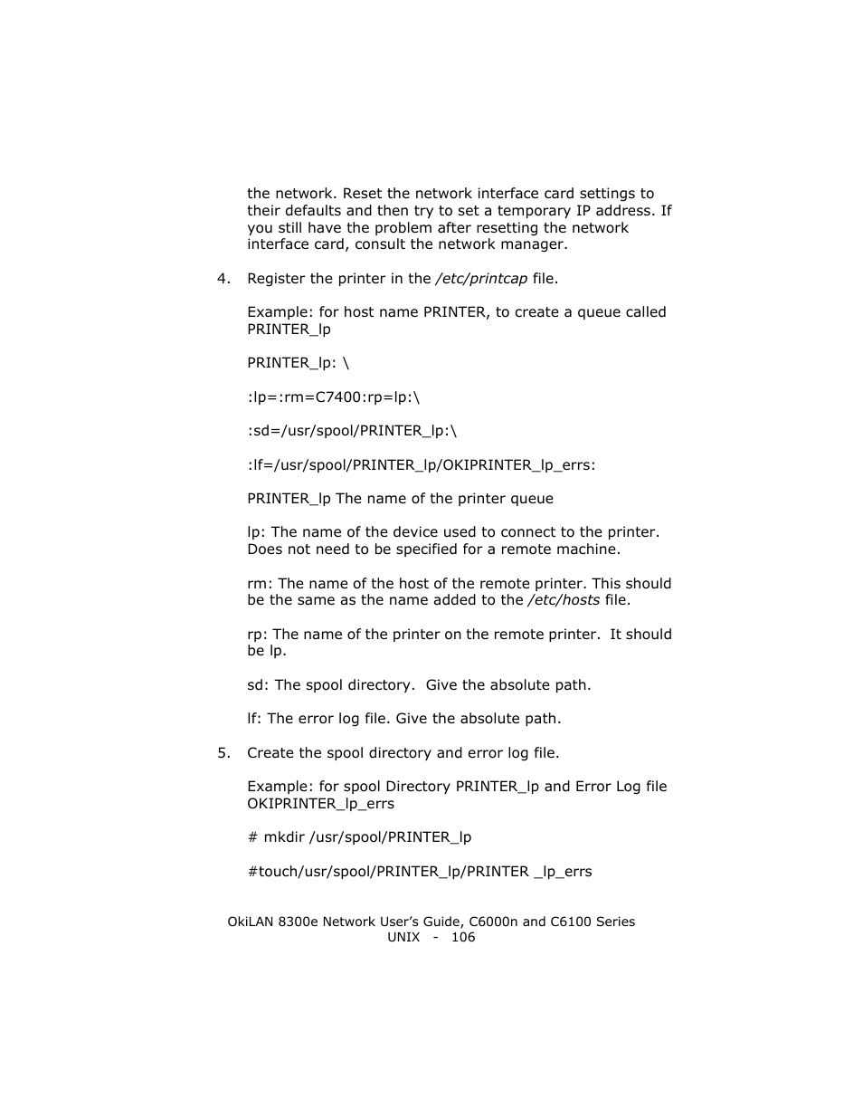 Oki 8300E C6100 User Manual | Page 106 / 129