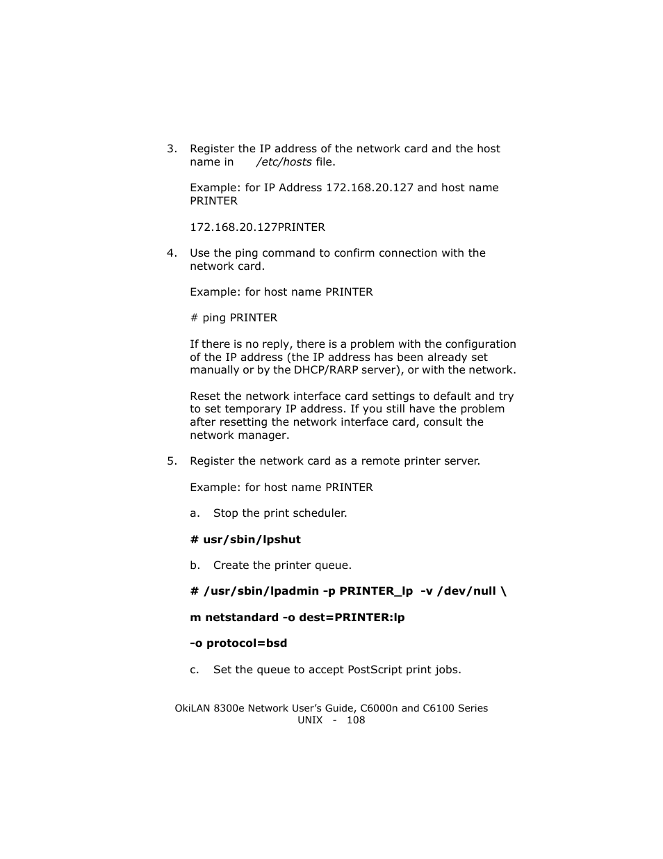 Oki 8300E C6100 User Manual | Page 108 / 129