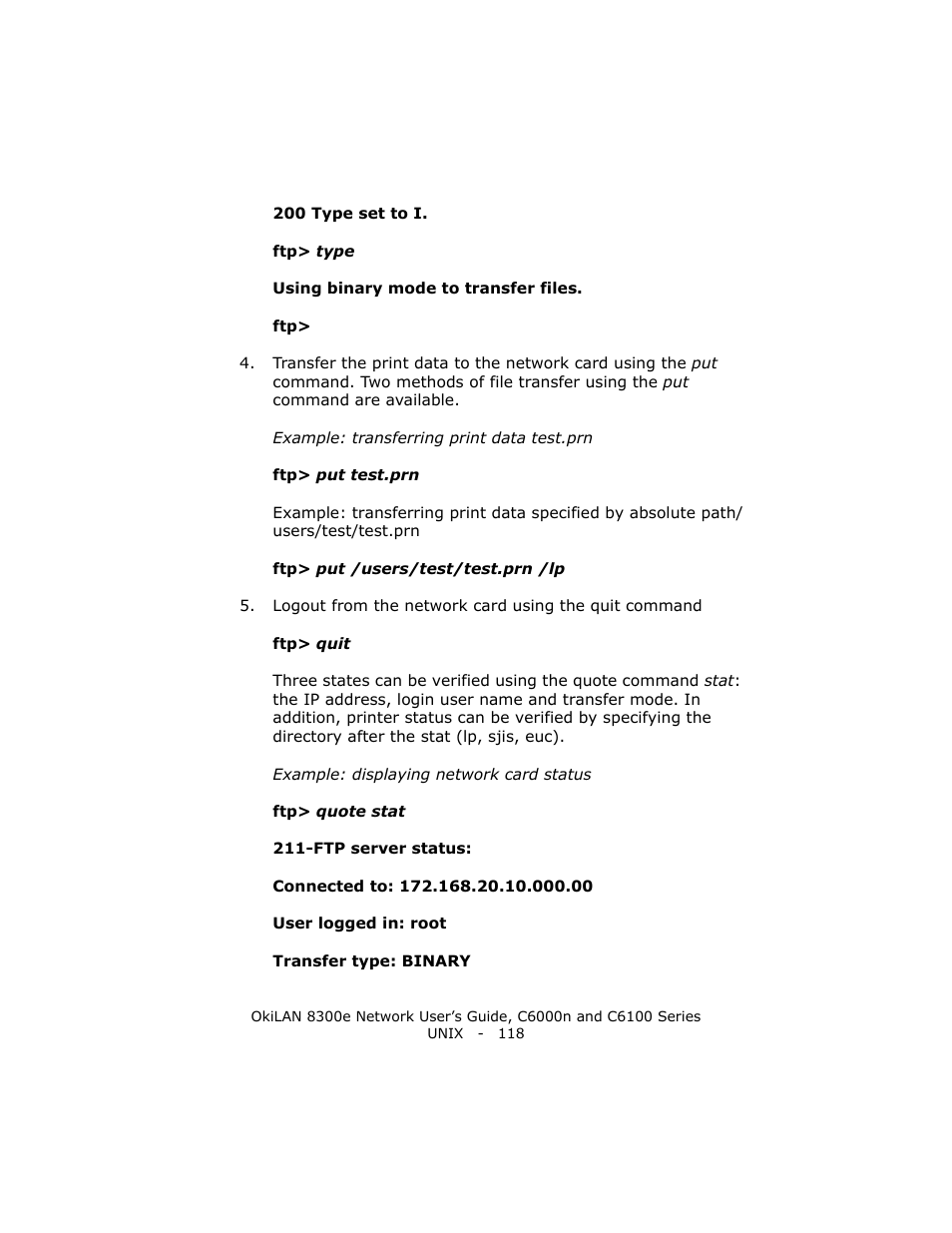 Oki 8300E C6100 User Manual | Page 118 / 129