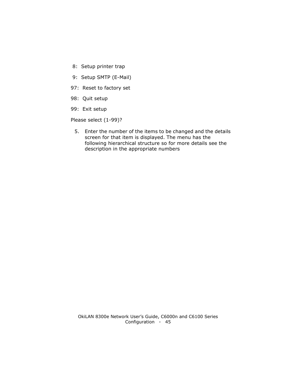 Oki 8300E C6100 User Manual | Page 45 / 129