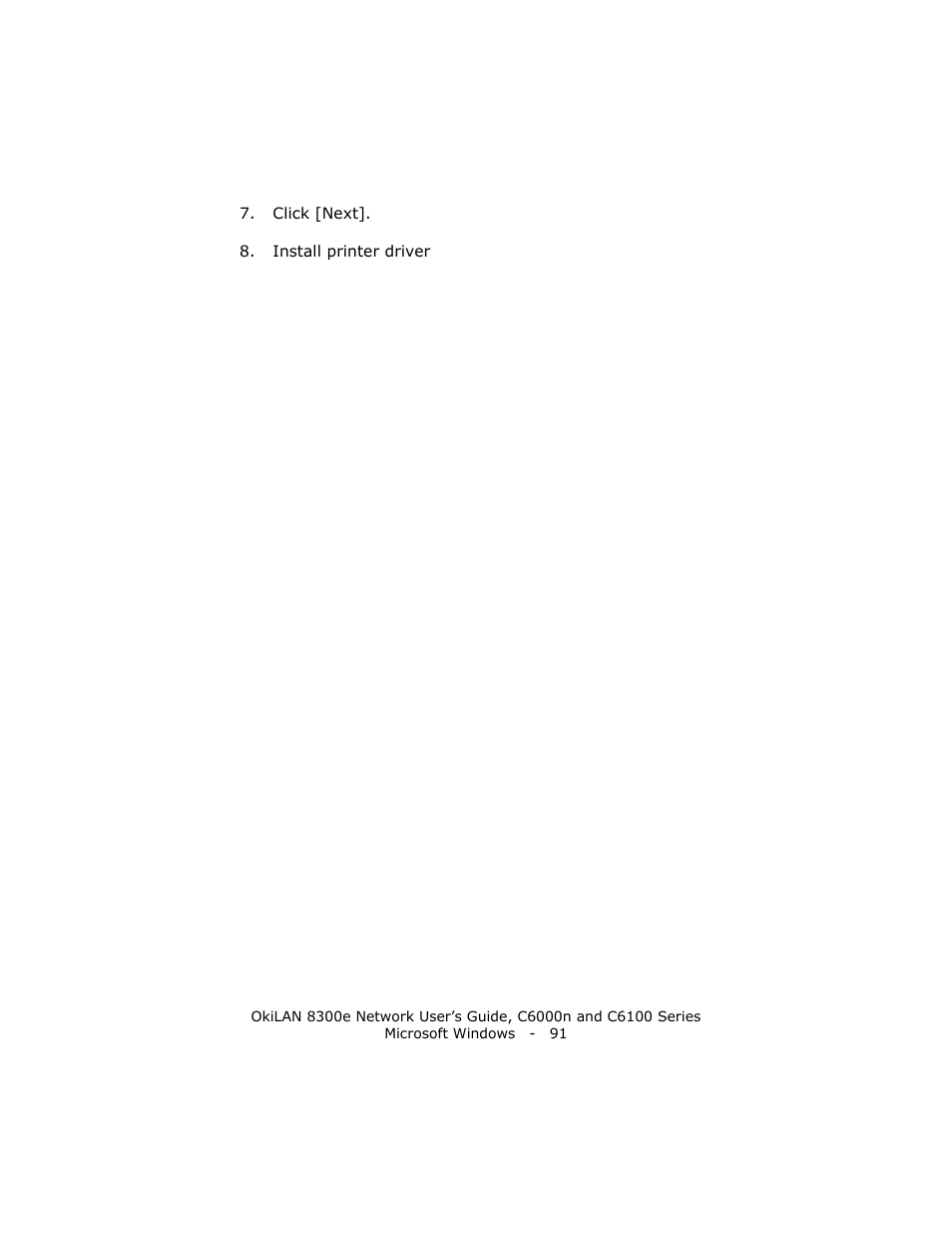 Oki 8300E C6100 User Manual | Page 91 / 129