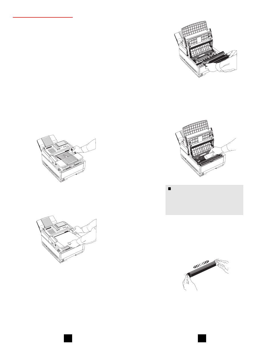 Loading documents, Install the toner cartridge, Document guidelines | Oki 5600 Plus User Manual | Page 5 / 6