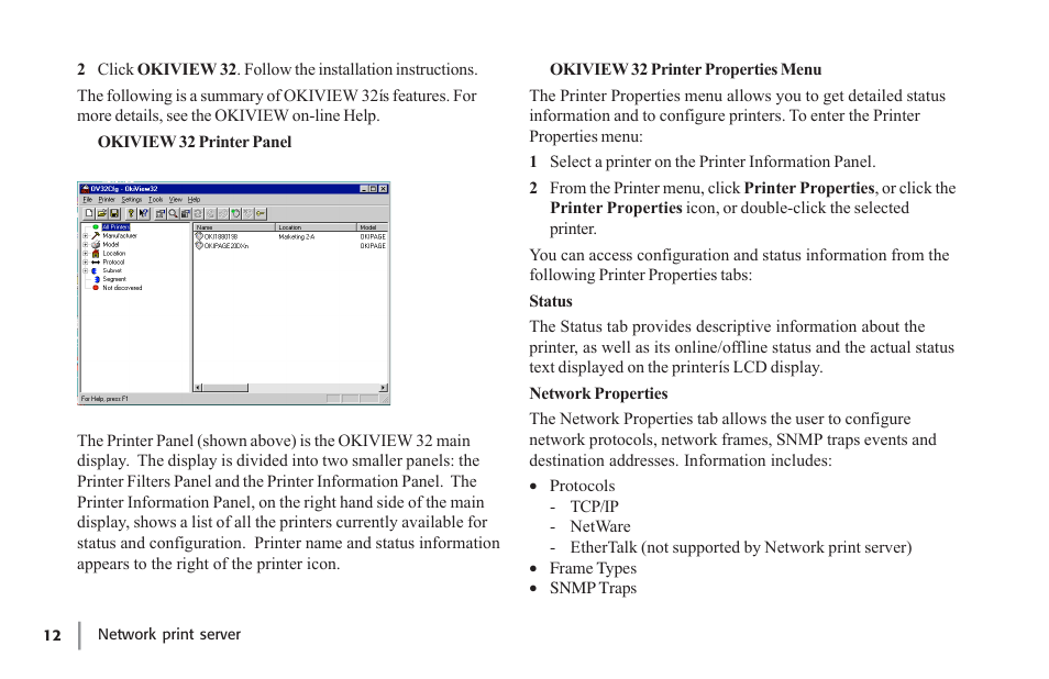 Oki lan 7100e+ User Manual | Page 12 / 50